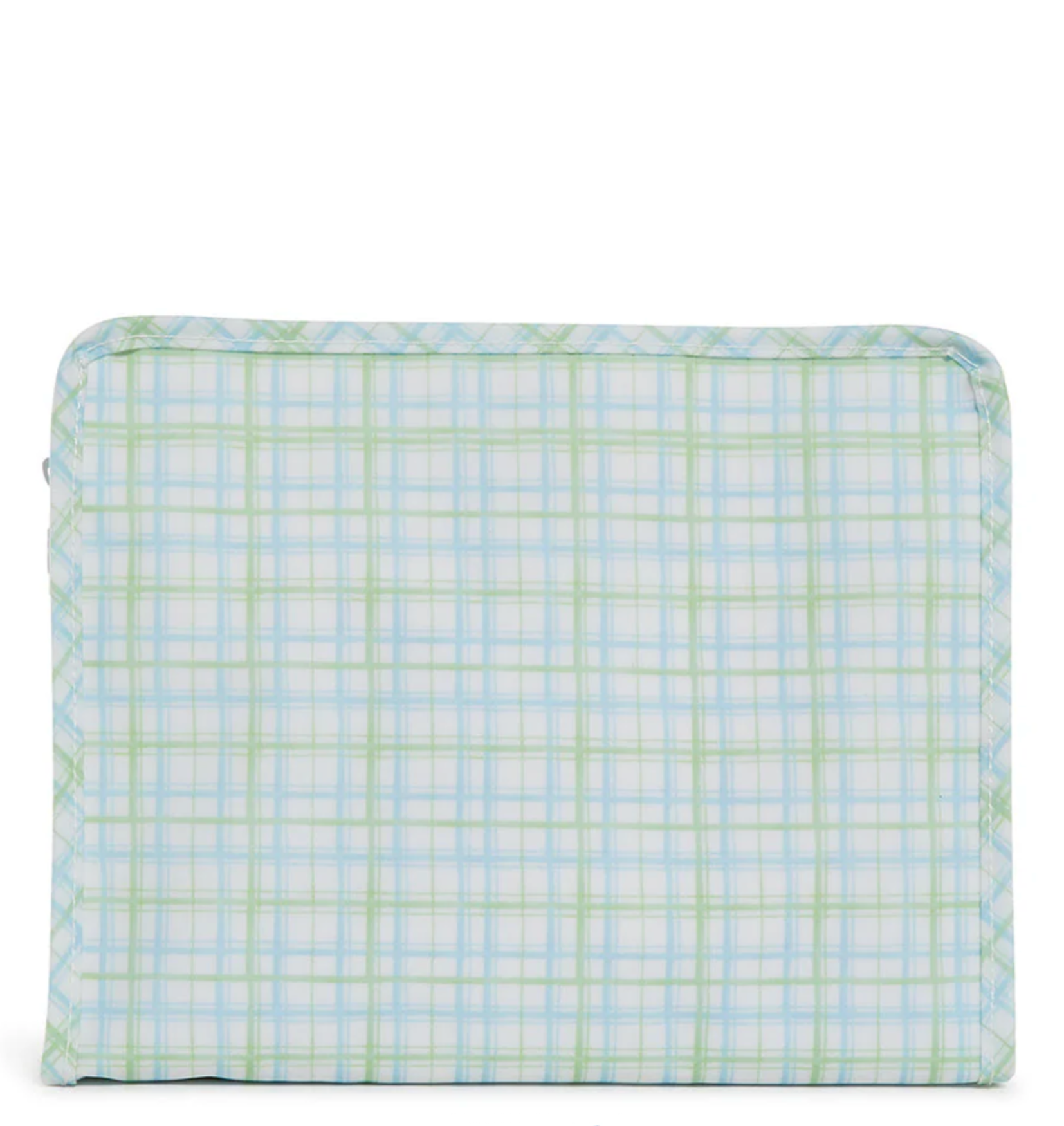 ROADIE LARGE Zip Pouch - CLASSIC PLAID GREEN