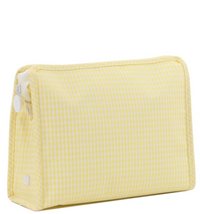 ROADIE MEDIUM Zip Pouch - GINGHAM BUTTERCUP