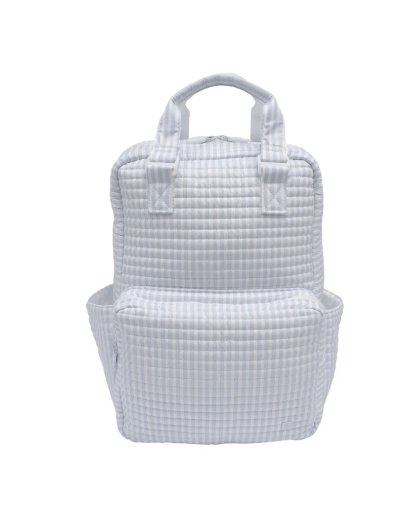 QUILTED ALL YOU NEED BAG - PIMLICO STRIPE BLUE