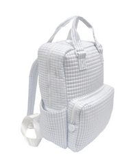 QUILTED ALL YOU NEED BAG - PIMLICO STRIPE BLUE