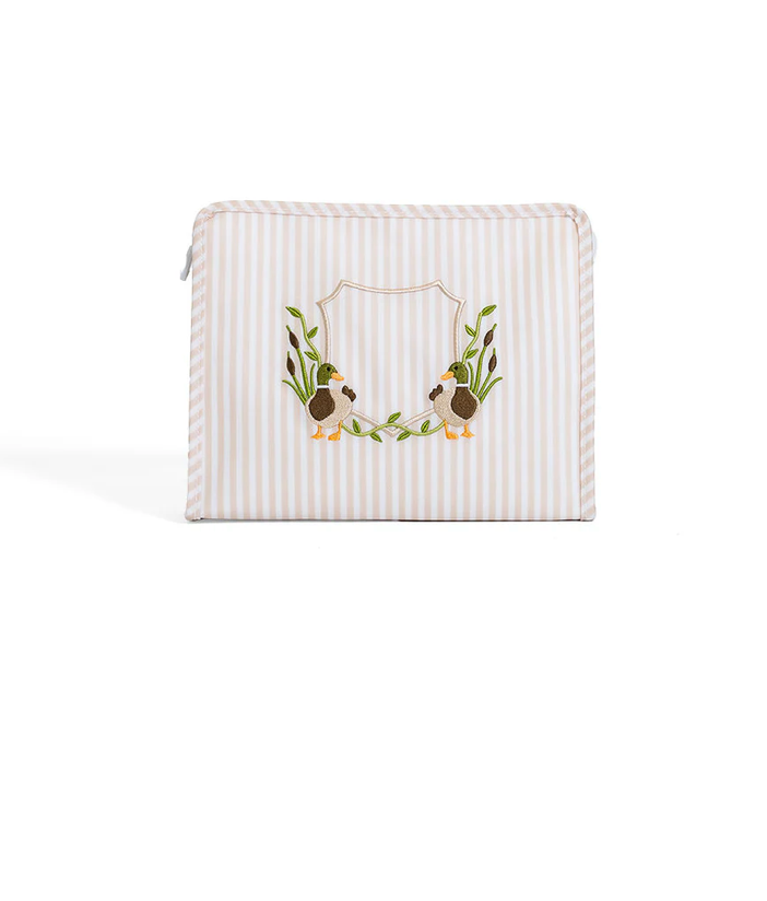 ROADIE LARGE Zip Pouch - PIMLICO DUCK SAND