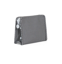 ROADIE MEDIUM Zip Pouch - GINGHAM BLACK