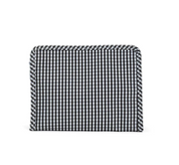 ROADIE MEDIUM Zip Pouch - GINGHAM BLACK