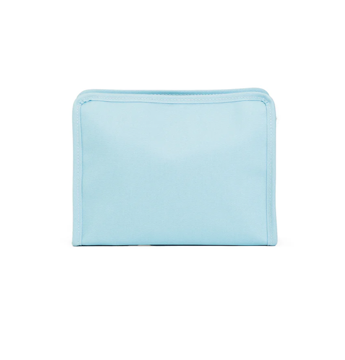 ROADIE MEDIUM Zip Pouch - COATED CANVAS LAKE BLUE