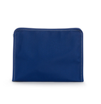 ROADIE MEDIUM Zip Pouch - COATED CANVAS BLUE BELL