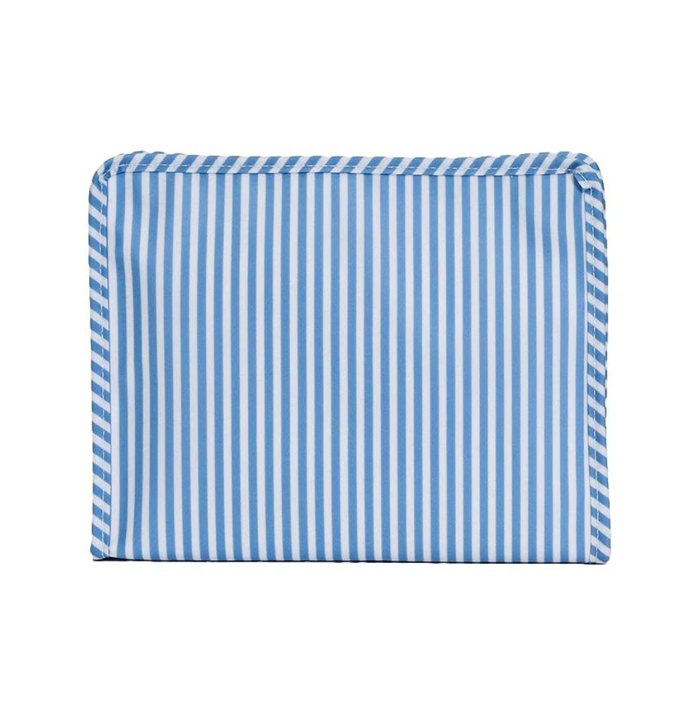 ROADIE LARGE Zip Pouch - PIMLICO STRIPE CHAMBRAY