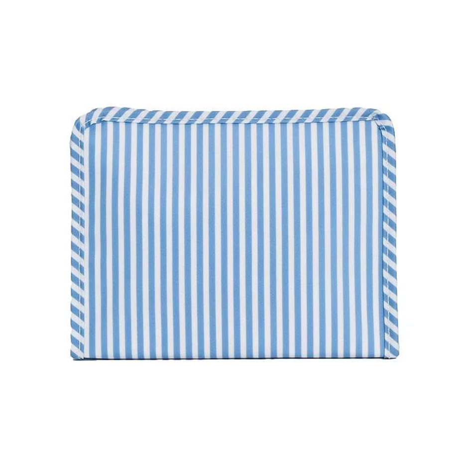 ROADIE MEDIUM Zip Pouch - PIMLICO STRIPE CHAMBRAY