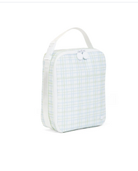 LUNCH BOX INSULATED LUNCH BAG - CLASSIC PLAID GREEN