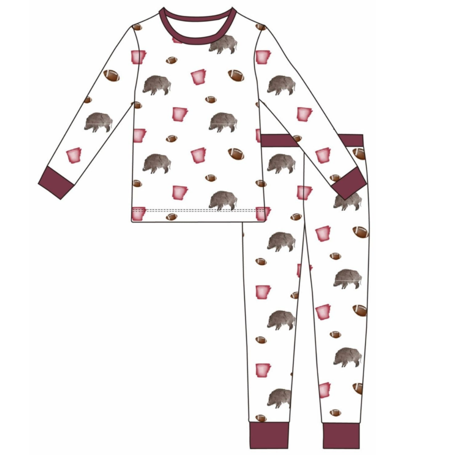 Boys Razorback Loungewear Set