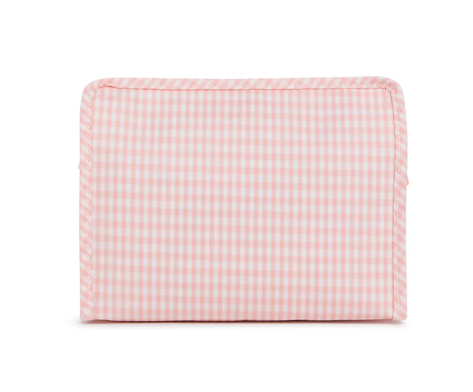 ROADIE MEDIUM Zip Pouch - GINGHAM TAFFY