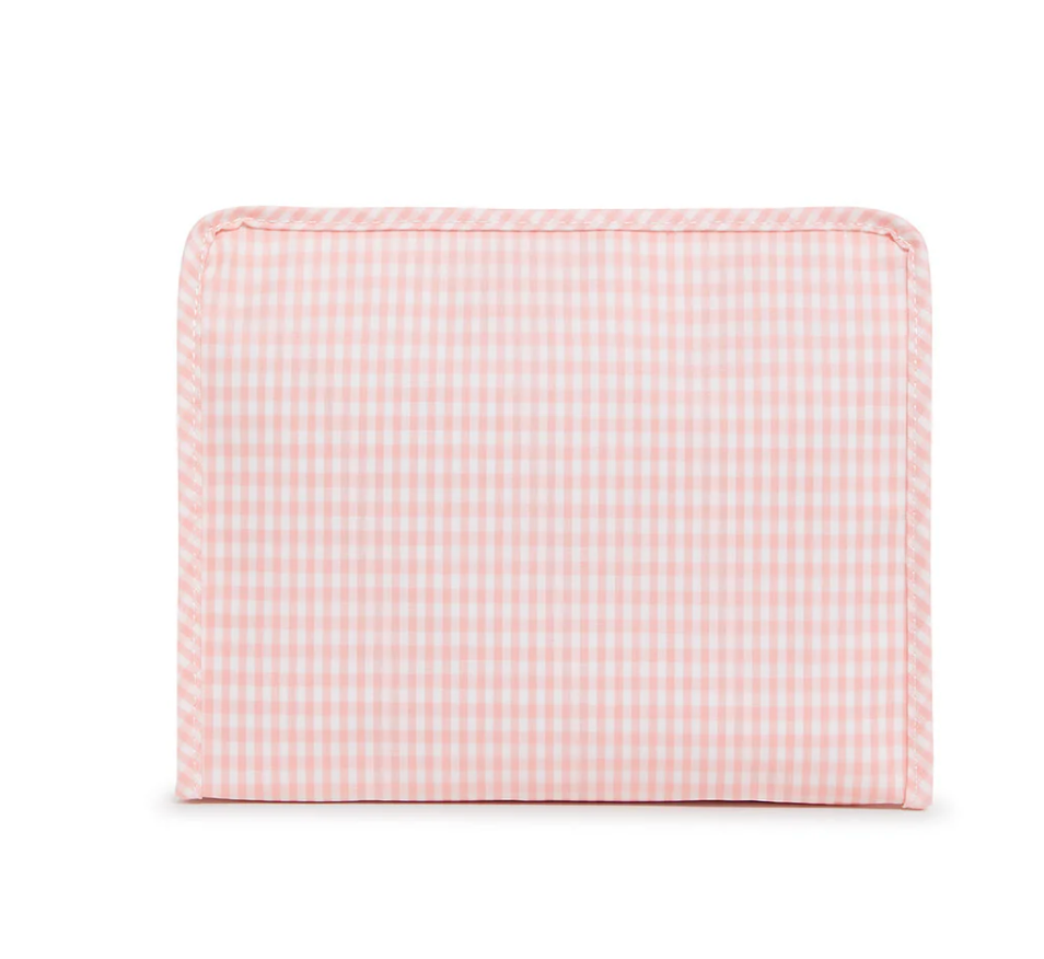 ROADIE LARGE Zip Pouch - GINGHAM TAFFY