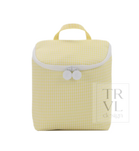TAKE AWAY INSULATED LUNCH BAG - GINGHAM BUTTERCUP
