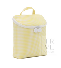 TAKE AWAY INSULATED LUNCH BAG - GINGHAM BUTTERCUP