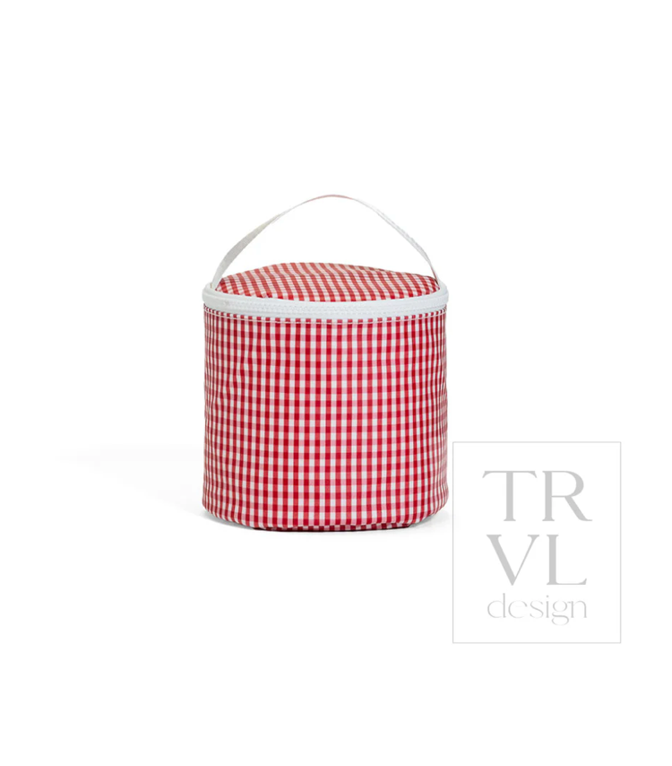 SNACK BAG - GINGHAM RED