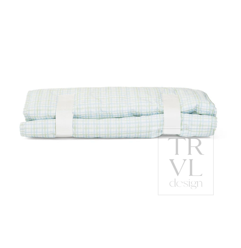 NAP MAT - REST UP! CLASSIC PLAID GREEN