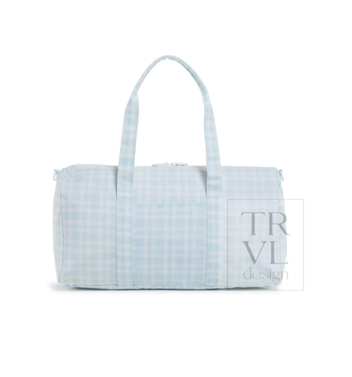 WEEKENDER Duffel Bag - PIMLICO PLAID BLUE