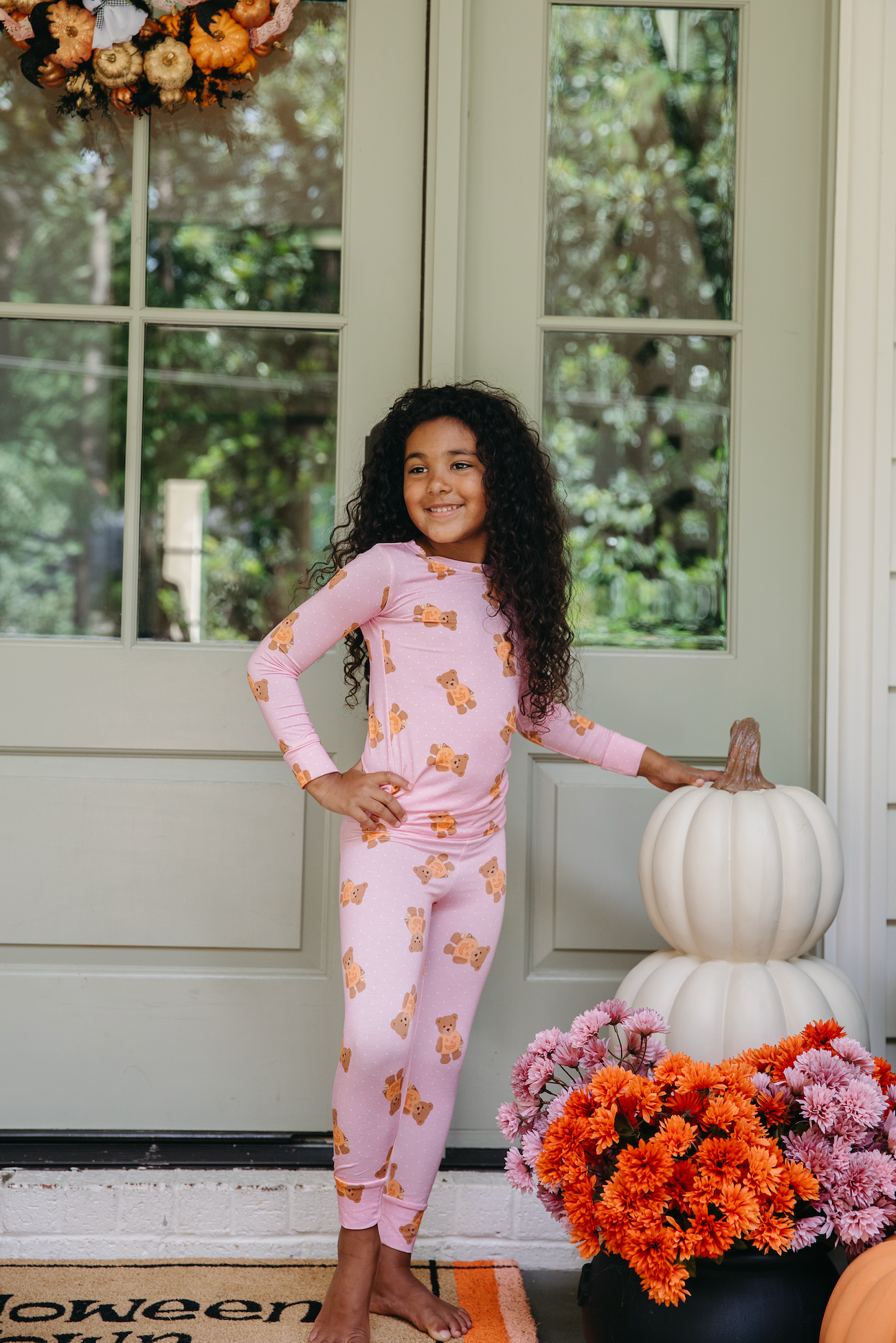 Polka Dot Little Boo Bear Two Piece Set