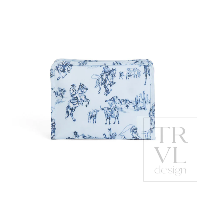 ROADIE MEDIUM ZIP POUCH - COWBOY TOILE