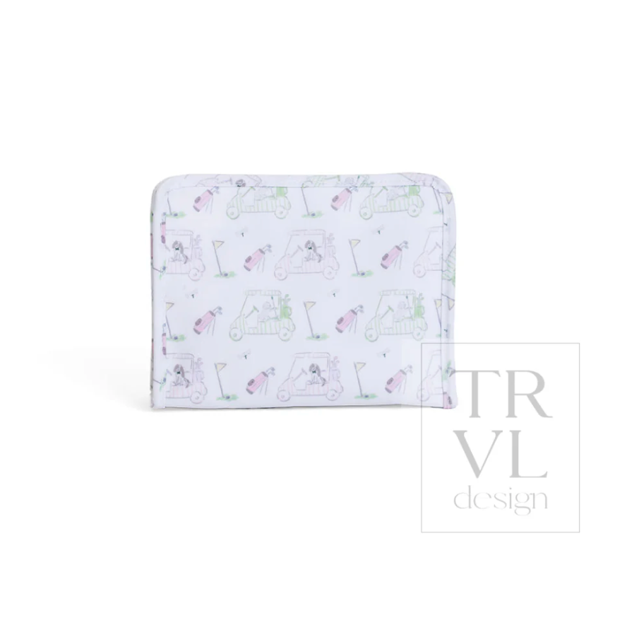 ROADIE MEDIUM ZIP POUCH - PUTT PUTT PINK