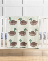 Mallard Duck Chenille Blanket