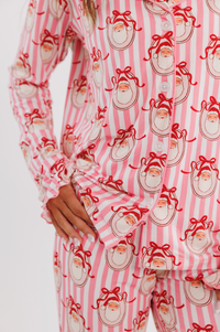 Pink Santa Claus Lane Women's Ruffle Set