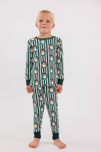 Green Santa Claus Lane Two Piece Set