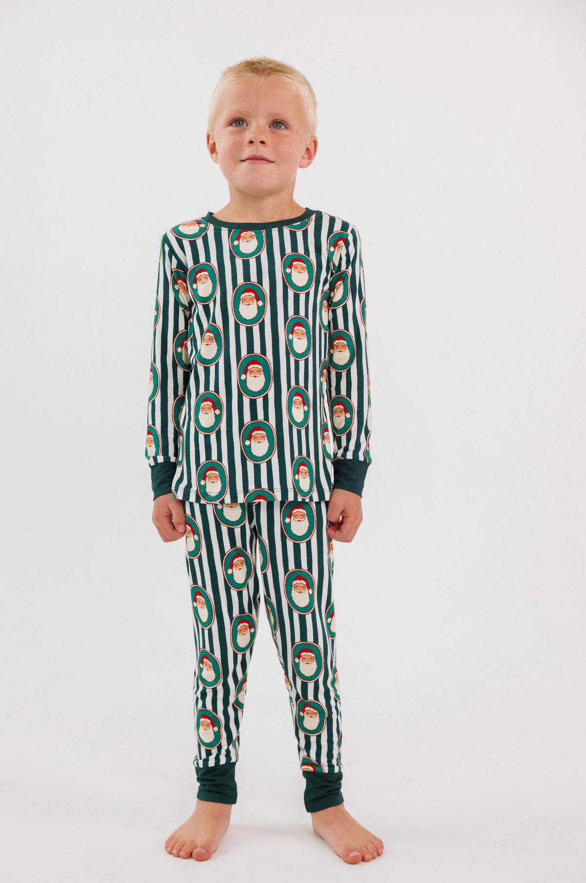 Green Santa Claus Lane Two Piece Set