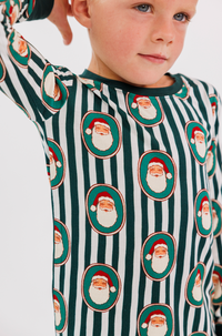 Green Santa Claus Lane Two Piece Set