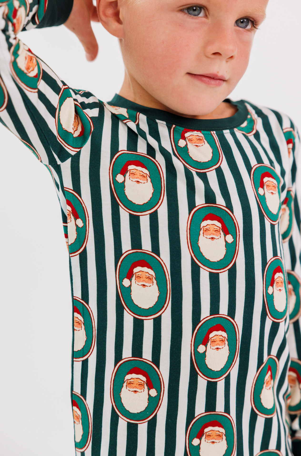 Green Santa Claus Lane Two Piece Set