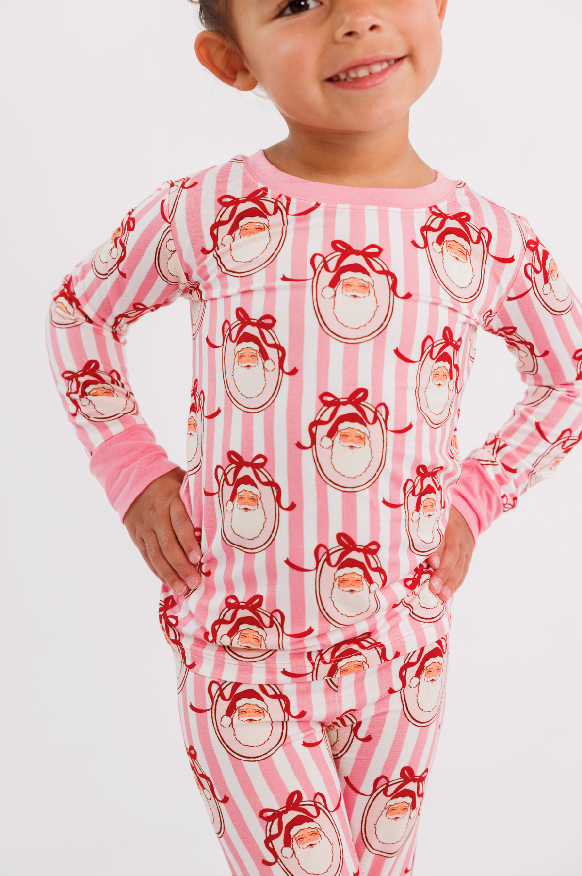 Pink Santa Claus Lane Two Piece Set