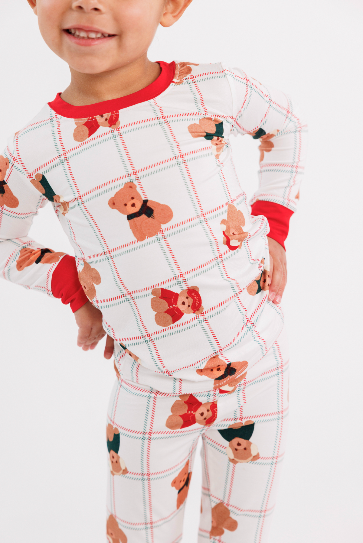 Cozy Christmas Bears Two Piece Set