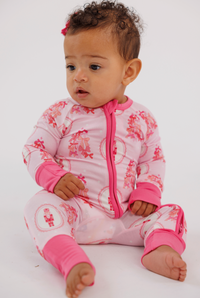 Wrapped in Bows Zipper Romper