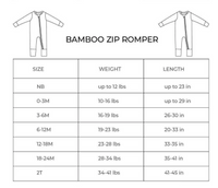 Bamboo Zip Romper | Bear Vibes