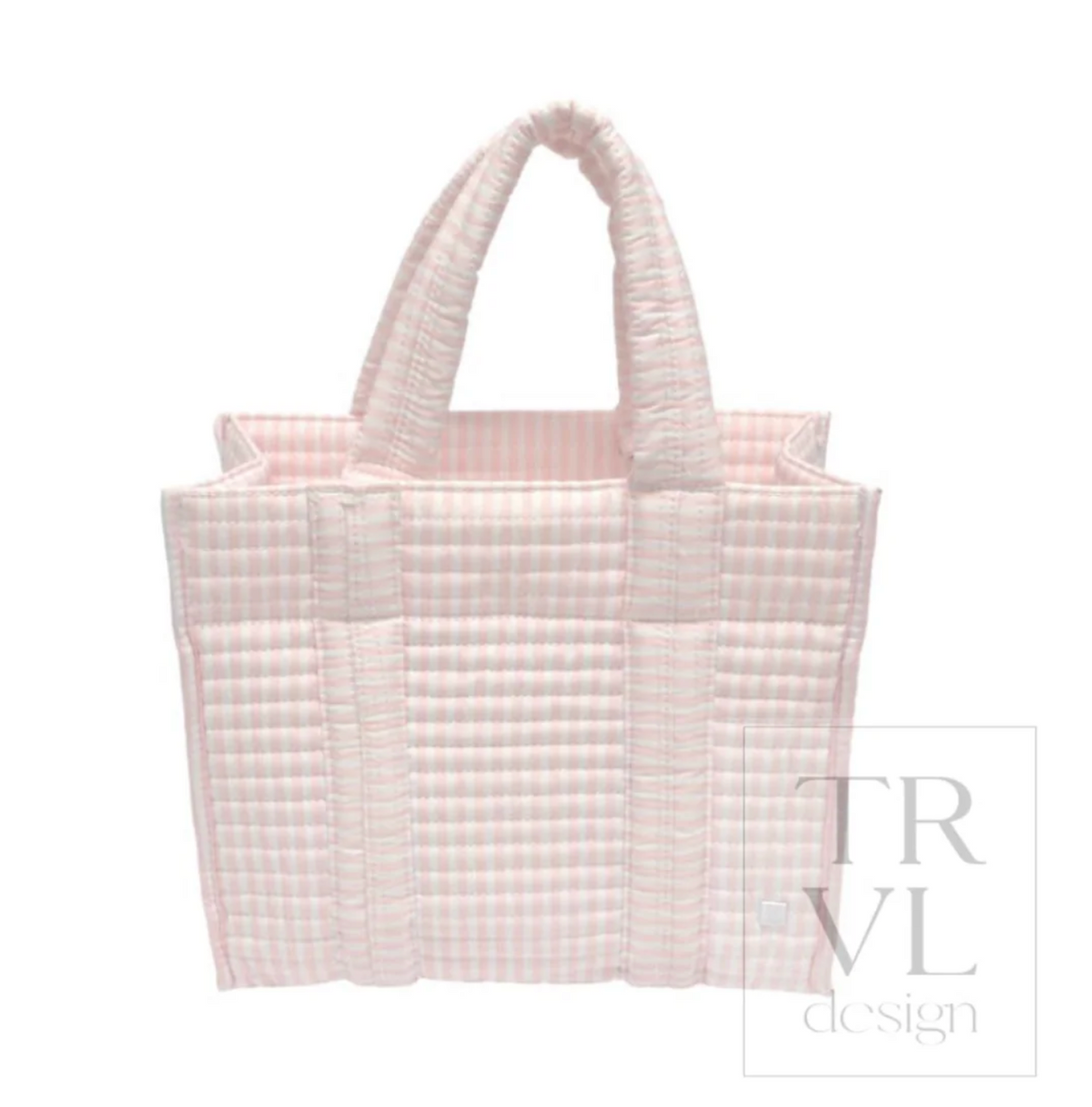 QUILTED MINI GO GO TOTE - PIMLICO PINK STRIPE