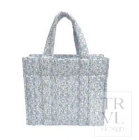 QUILTED MINI GO GO TOTE - HAMPTONS FLORAL