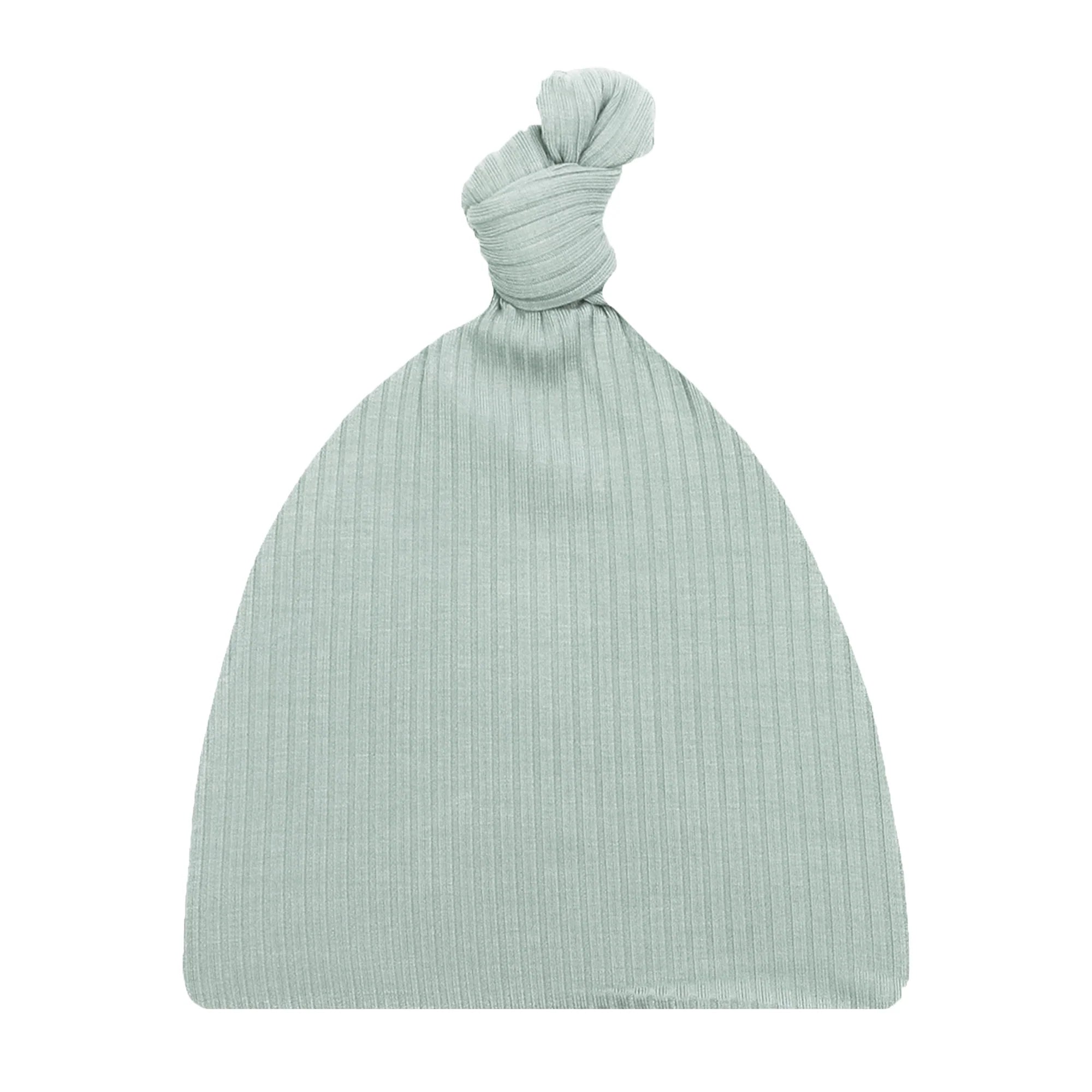 Bailey Ribbed Top Knot Hat - Newborn-3 Month