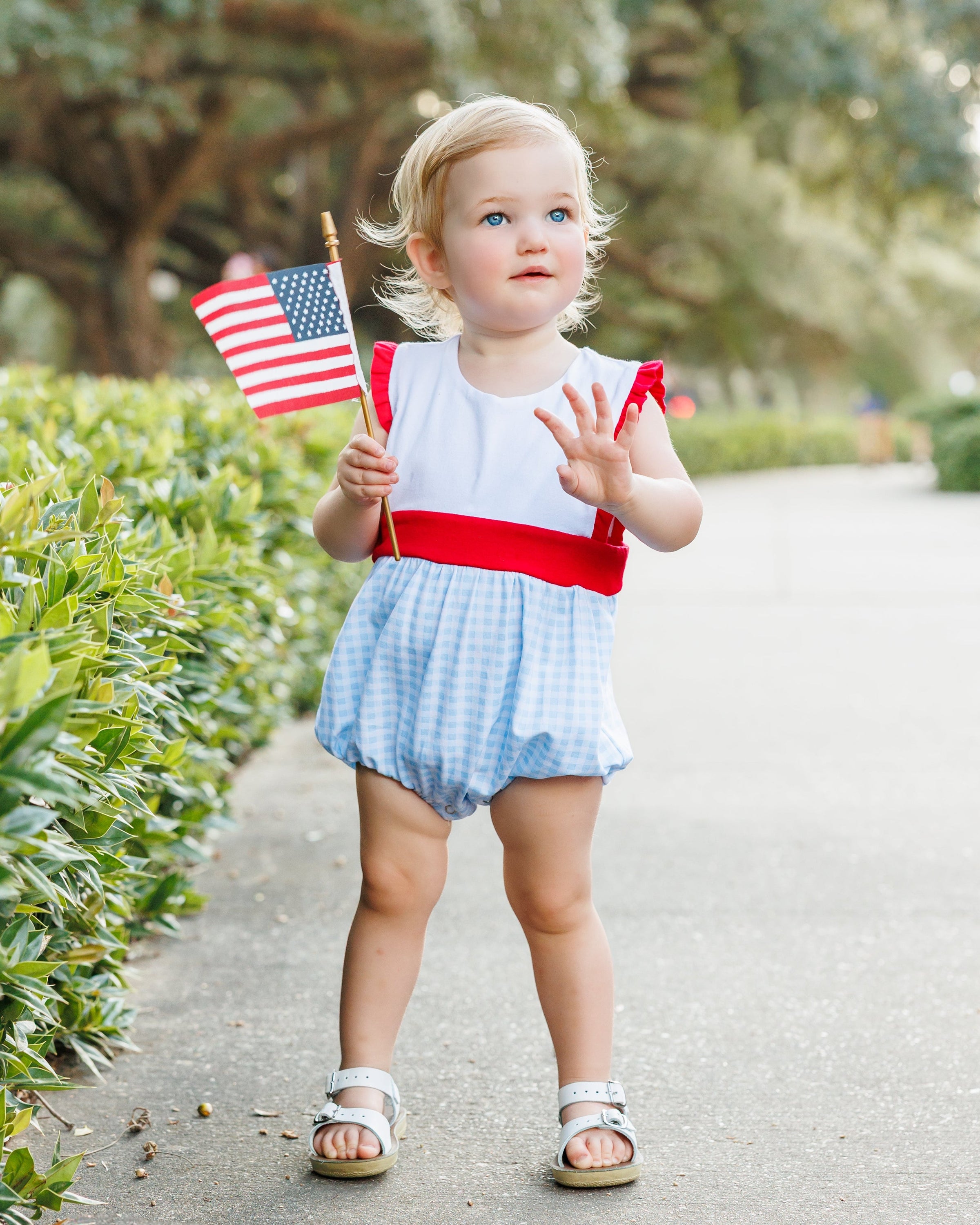 Southern Summer Gingham- Sophia Bubble