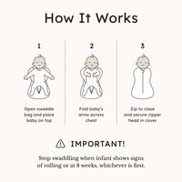 Swaddle Bag in Slate 0.5 TOG