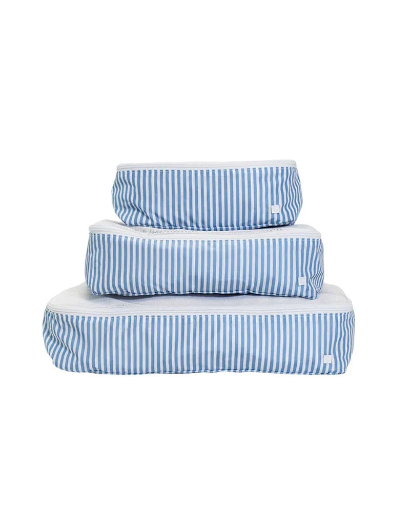 PACKING SQUAD - PACKING CUBES PIMLICO STRIPE CHAMBRAY