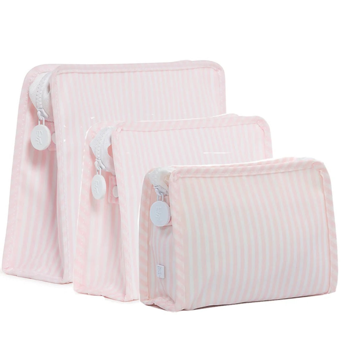 ROADIE LARGE Zip Pouch - PIMLICO STRIPE PINK