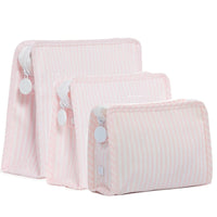 ROADIE MEDIUM Zip Pouch - PIMLICO STRIPE PINK