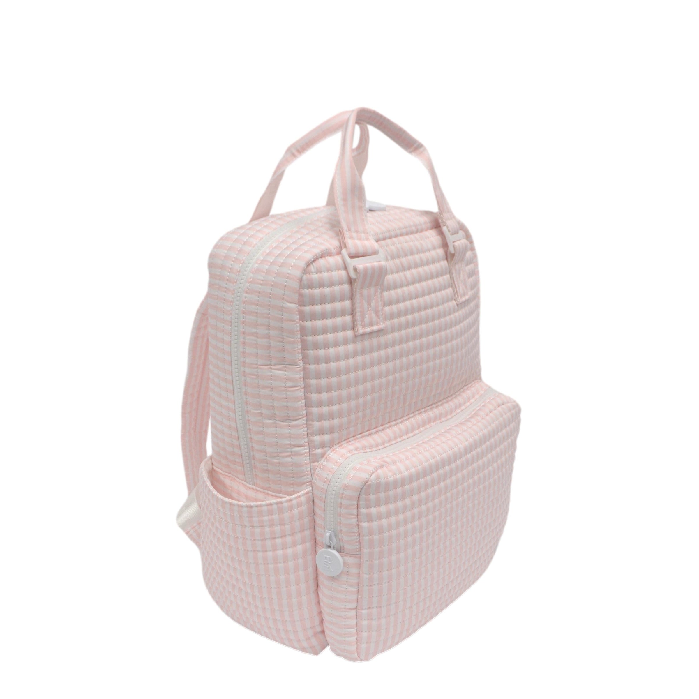 QUILTED ALL YOU NEED BAG - PIMLICO STRIPE PINK