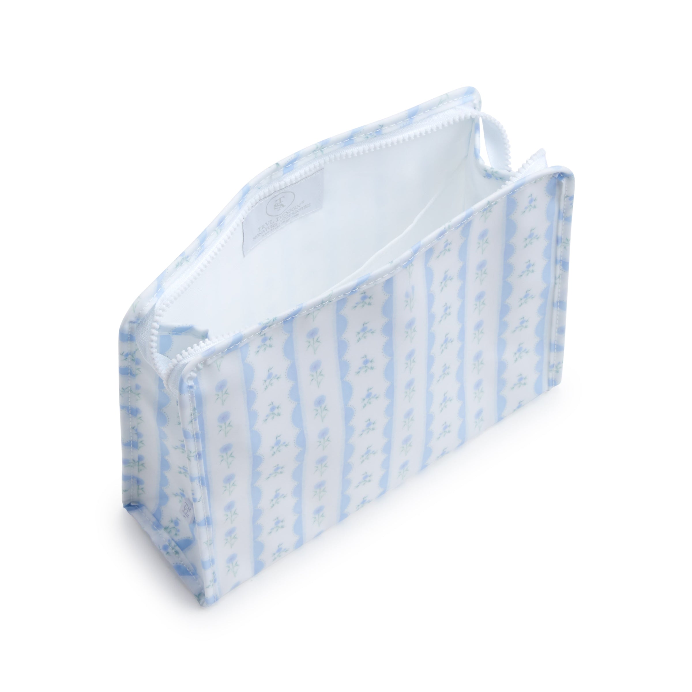 ROADIE MEDIUM Zip Pouch - PIMLICO STRIPE BLUE