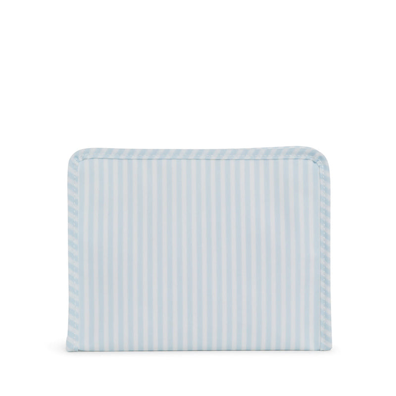 Roadie Medium - Pimlico Stripe Blue Zip Pouch