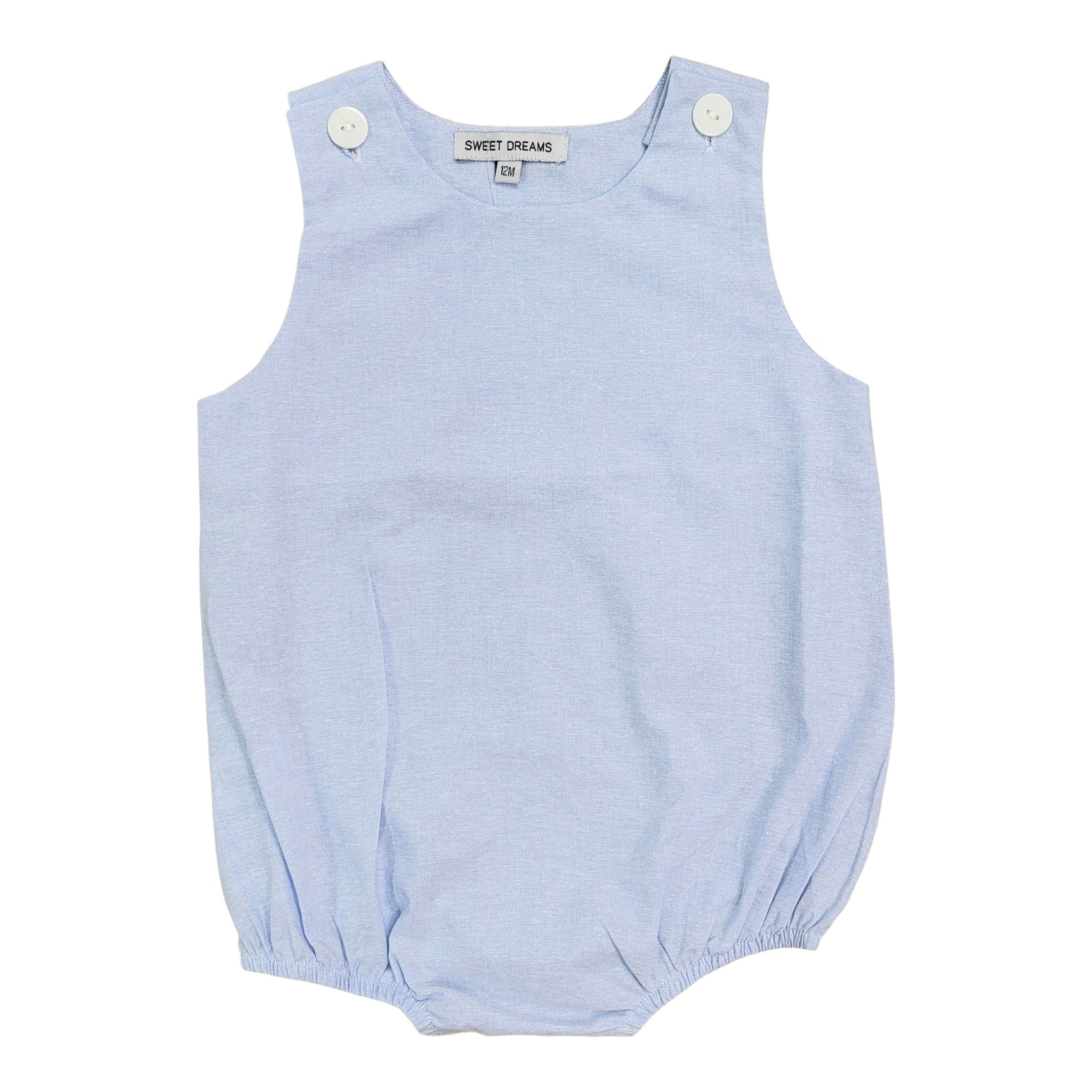 Blue Chambray Boy Bubble