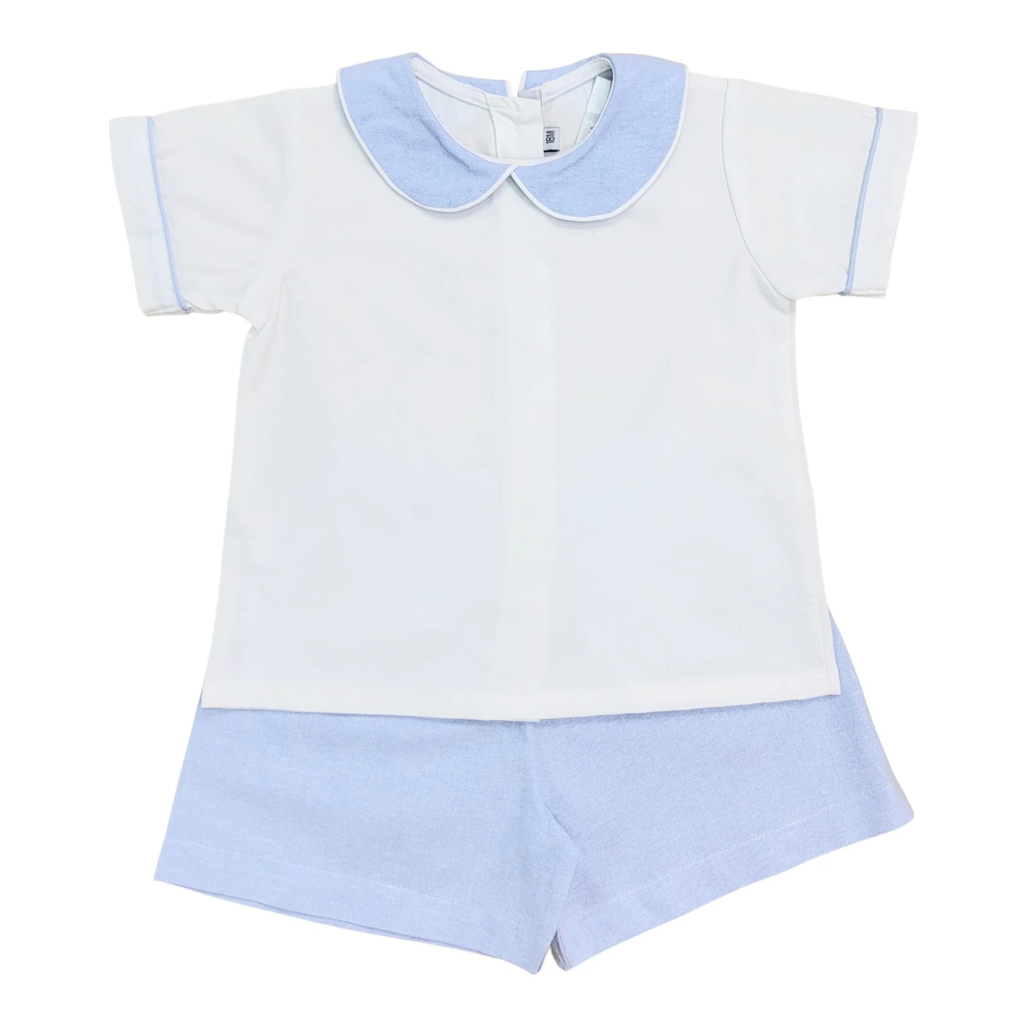 Chambray Two Piece Short Set