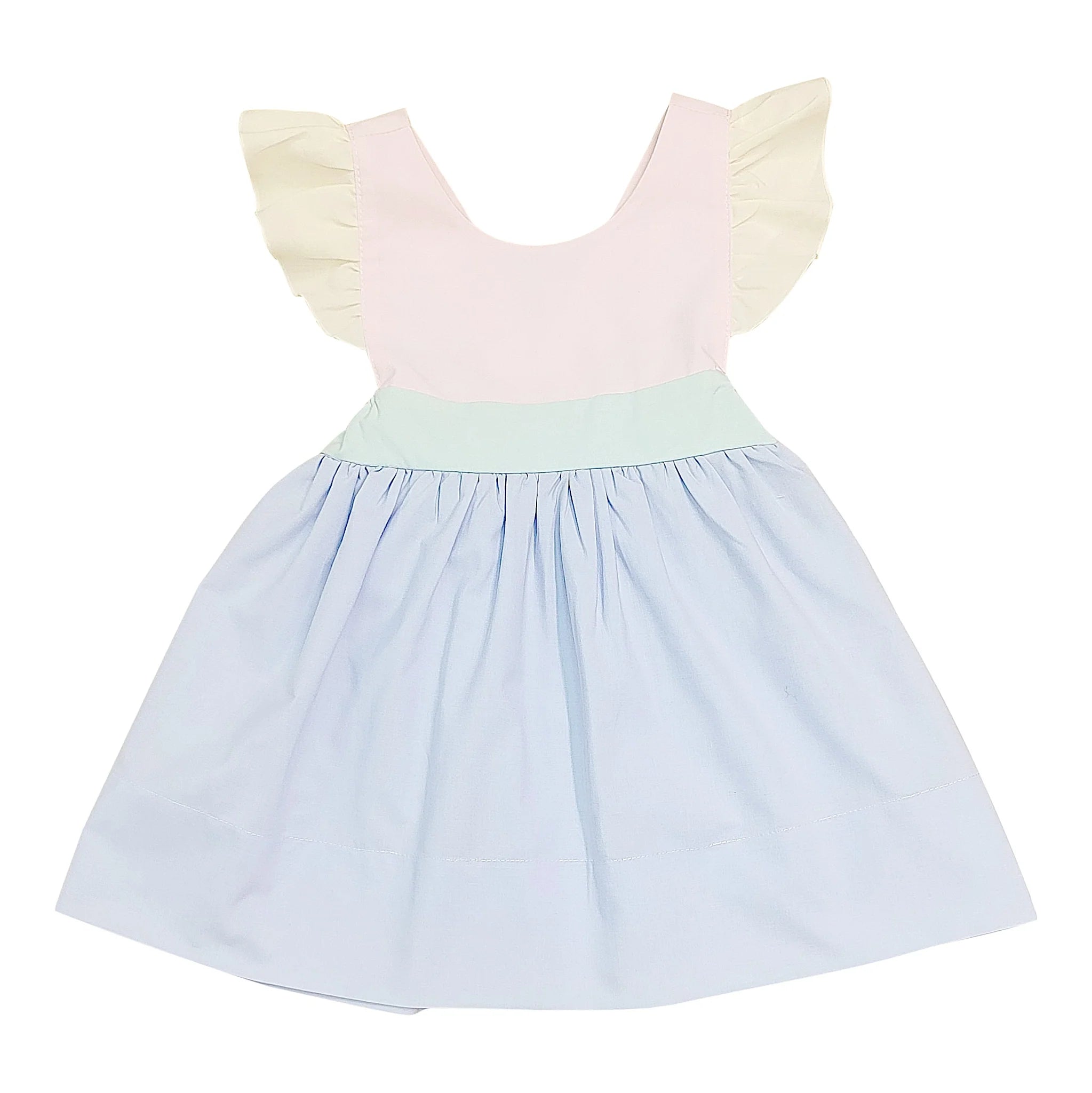 Bow Back Colorblock Dress