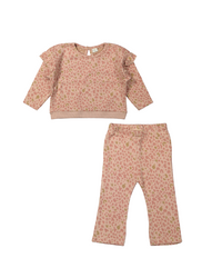 Leopard Print Two Piece Set