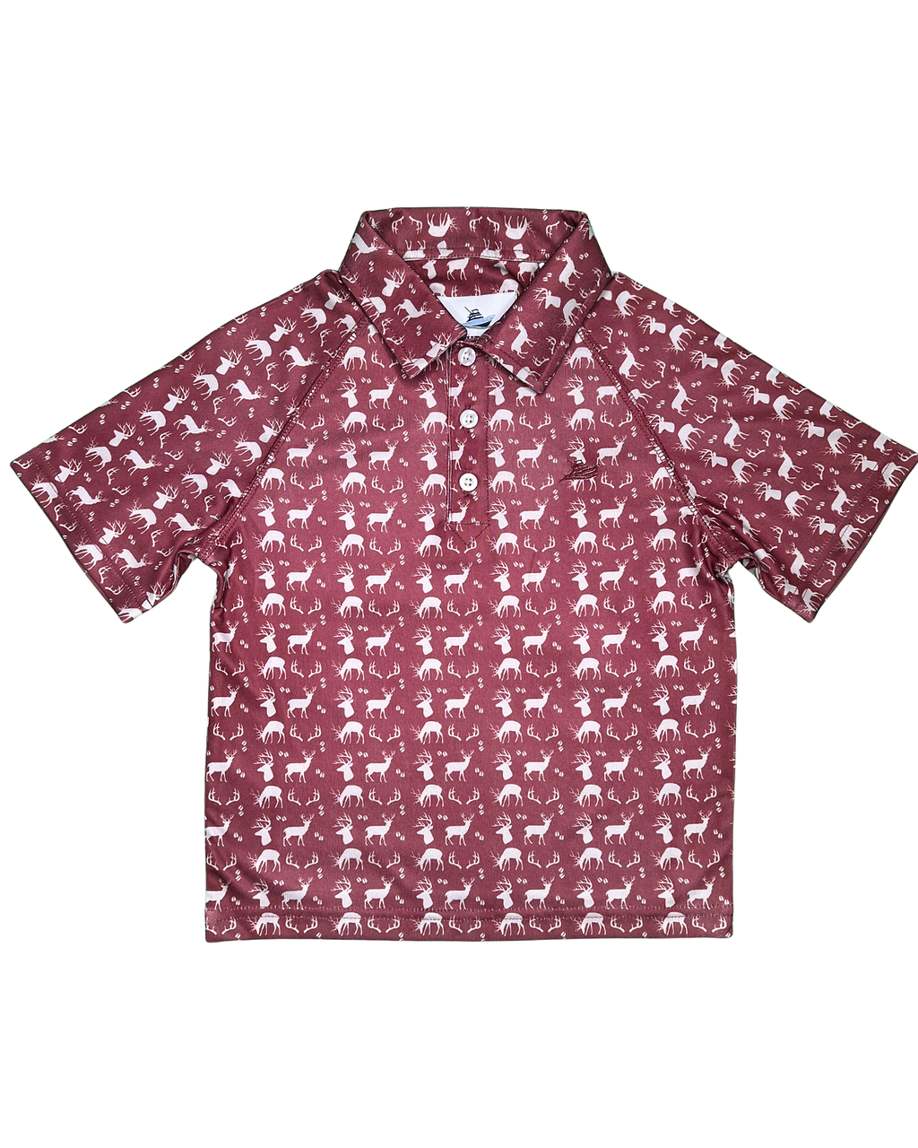 Southbound Burgundy Deer Polo