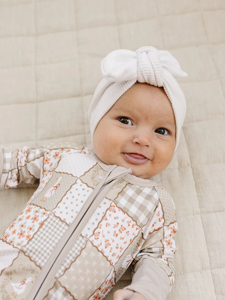 Bamboo Zip Romper | Cottage Goose